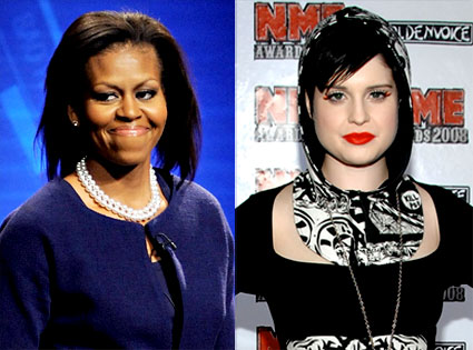 Michelle Obama, Kelly Osbourne Michelle Obama, Kelly Osbourne